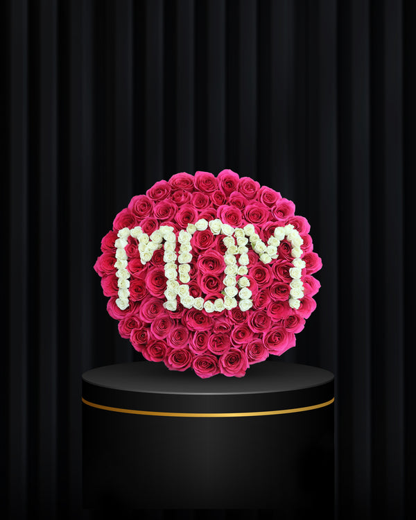 Mom’s Love Hatbox Arrangement